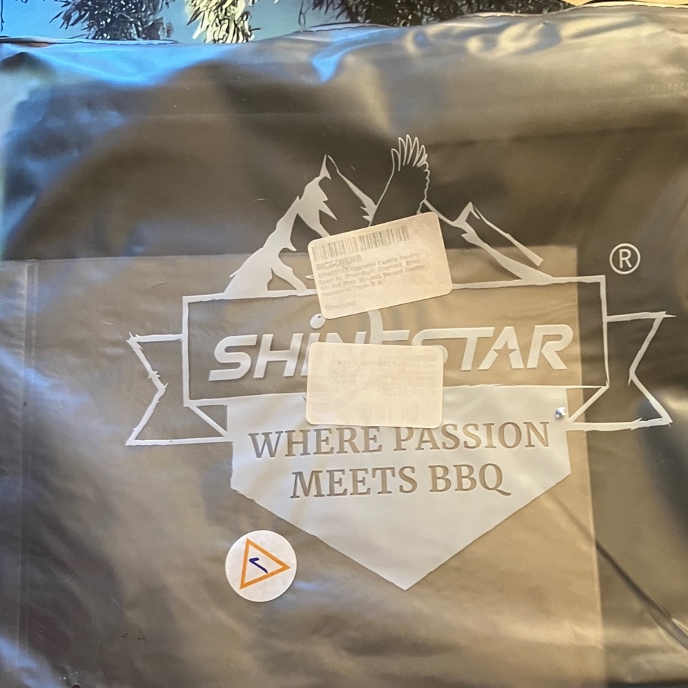 Shinestar Black Grill Cover with White Logo